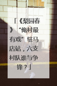 《梨园春》“俺村最有戏”驻马店站，六支村队谁与争锋？
