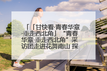 「甘快看·青春华章·重走西北角」“青春华章·重走西北角”采访团走进花舞南山 探寻天水乡村振兴之路