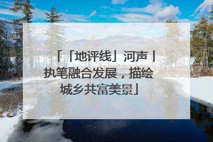 「地评线」河声丨执笔融合发展，描绘城乡共富美景