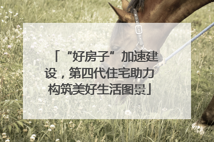 “好房子”加速建设，第四代住宅助力构筑美好生活图景