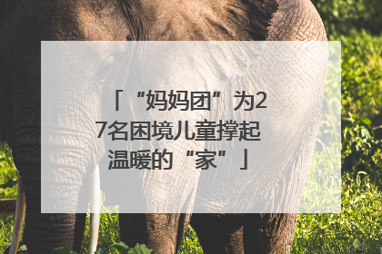 “妈妈团”为27名困境儿童撑起温暖的“家”