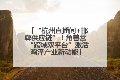 “杭州直播间+邯郸供应链”！角兽营“跨域双平台”激活鸡泽产业新动能