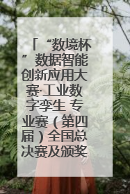 “数境杯”数据智能创新应用大赛·工业数字孪生 专业赛（第四届）全国总决赛及颁奖典礼成功举办