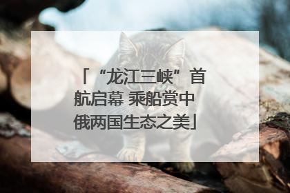 “龙江三峡”首航启幕 乘船赏中俄两国生态之美