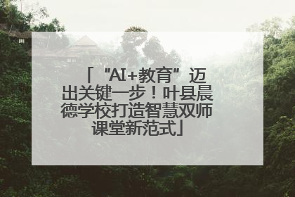“AI+教育”迈出关键一步！叶县晨德学校打造智慧双师课堂新范式