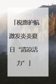 税惠护航激发炎炎夏日“清凉活力”