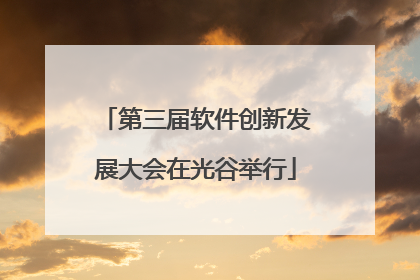 第三届软件创新发展大会在光谷举行