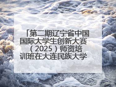 第二期辽宁省中国国际大学生创新大赛（2025）师资培训班在大连民族大学成功举办