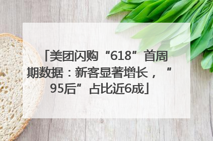 美团闪购“618”首周期数据：新客显著增长，“95后”占比近6成