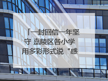 一封回信一年坚守 嘉陵区各小学用多彩形式说“感恩”｜风起之江 扶摇直上