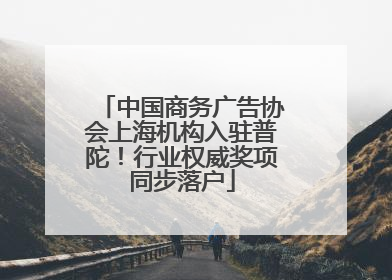 中国商务广告协会上海机构入驻普陀！行业权威奖项同步落户