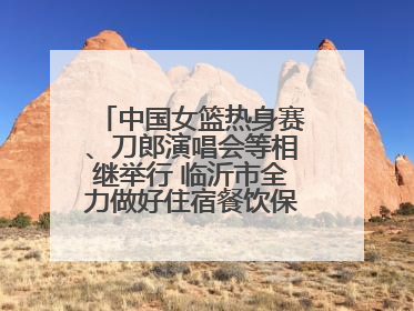 中国女篮热身赛、刀郎演唱会等相继举行 临沂市全力做好住宿餐饮保障工作