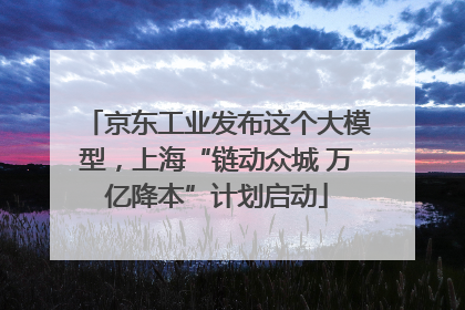 京东工业发布这个大模型，上海“链动众城 万亿降本”计划启动