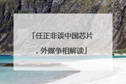 任正非谈中国芯片，外媒争相解读