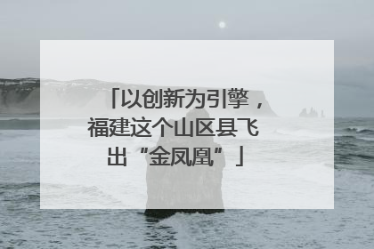 以创新为引擎，福建这个山区县飞出“金凤凰”