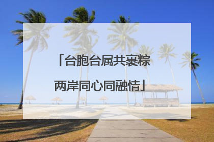 台胞台属共裹粽 两岸同心同融情