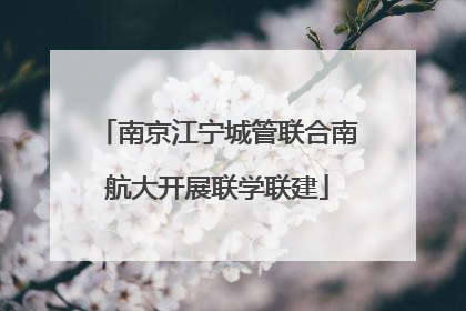南京江宁城管联合南航大开展联学联建