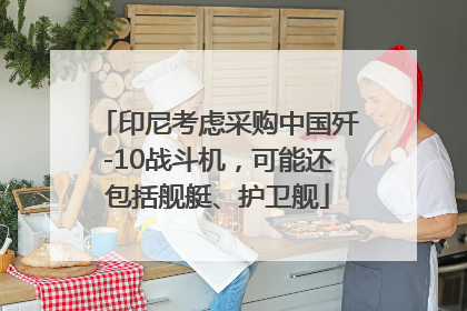 印尼考虑采购中国歼-10战斗机，可能还包括舰艇、护卫舰
