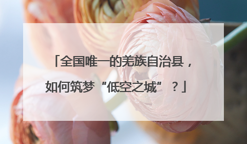 全国唯一的羌族自治县，如何筑梦“低空之城”？