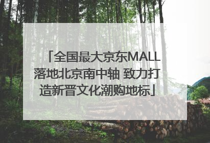 全国最大京东MALL落地北京南中轴 致力打造新晋文化潮购地标