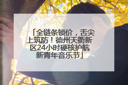 全链条锁价，舌尖上筑防！德州天衢新区24小时硬核护航新青年音乐节