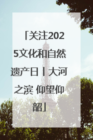 关注2025文化和自然遗产日丨大河之滨 仰望仰韶