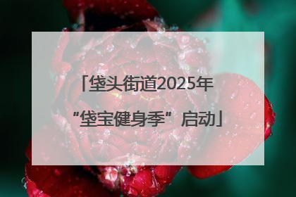 垡头街道2025年“垡宝健身季”启动