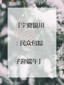宁夏银川：民众包粽子迎端午
