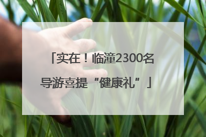 实在！临潼2300名导游喜提“健康礼”