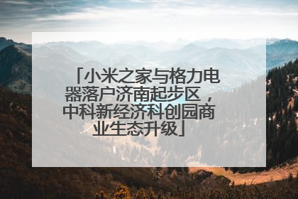 小米之家与格力电器落户济南起步区，中科新经济科创园商业生态升级