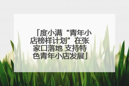 度小满“青年小店榜样计划”在张家口落地 支持特色青年小店发展