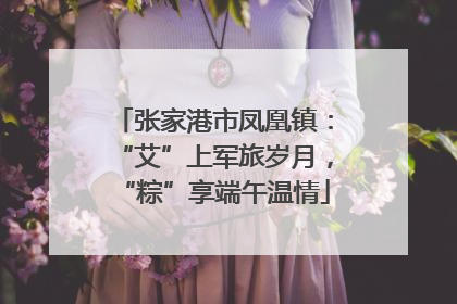 张家港市凤凰镇：“艾”上军旅岁月，“粽”享端午温情
