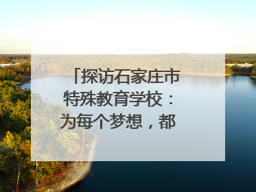 探访石家庄市特殊教育学校：为每个梦想，都插上“翅膀”