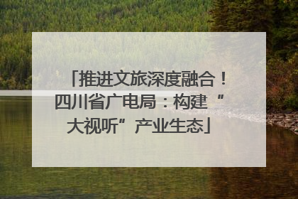 推进文旅深度融合！四川省广电局：构建“大视听”产业生态
