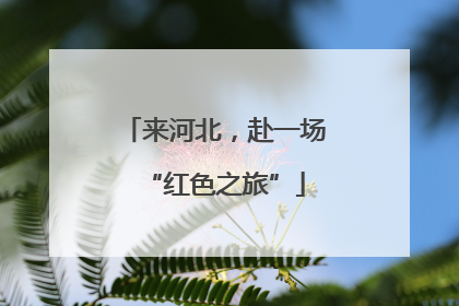 来河北，赴一场“红色之旅”