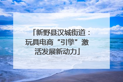 新野县汉城街道：玩具电商“引擎”激活发展新动力