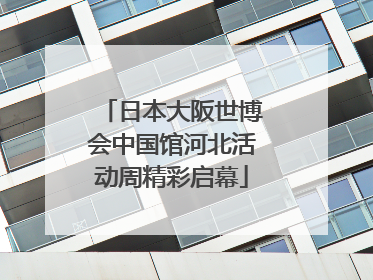 日本大阪世博会中国馆河北活动周精彩启幕