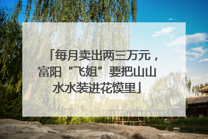 每月卖出两三万元，富阳“飞姐”要把山山水水装进花馍里