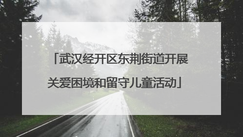 武汉经开区东荆街道开展关爱困境和留守儿童活动