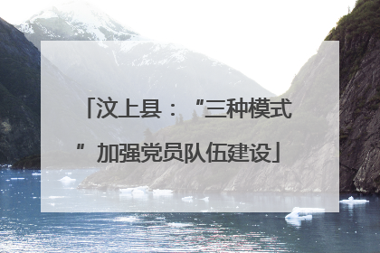 汶上县：“三种模式”加强党员队伍建设