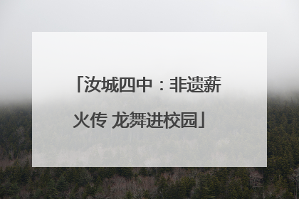 汝城四中：非遗薪火传 龙舞进校园