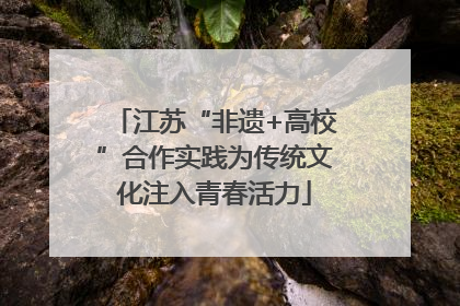 江苏“非遗+高校”合作实践为传统文化注入青春活力