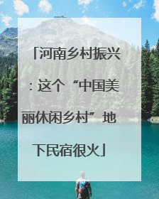 河南乡村振兴：这个“中国美丽休闲乡村”地下民宿很火