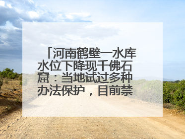 河南鹤壁一水库水位下降现千佛石窟：当地试过多种办法保护，目前禁止打卡
