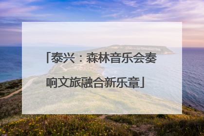 泰兴：森林音乐会奏响文旅融合新乐章