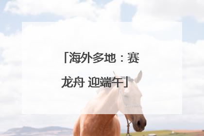 海外多地：赛龙舟 迎端午