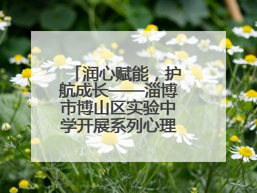 润心赋能，护航成长——淄博市博山区实验中学开展系列心理健康教育活动
