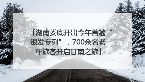 湖南娄底开出今年首趟“银发专列”，700余名老年旅客开启甘南之旅