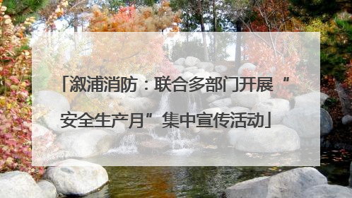 溆浦消防：联合多部门开展“安全生产月”集中宣传活动