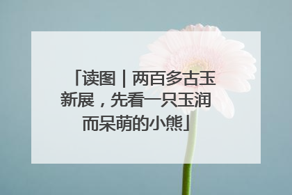 读图｜两百多古玉新展，先看一只玉润而呆萌的小熊